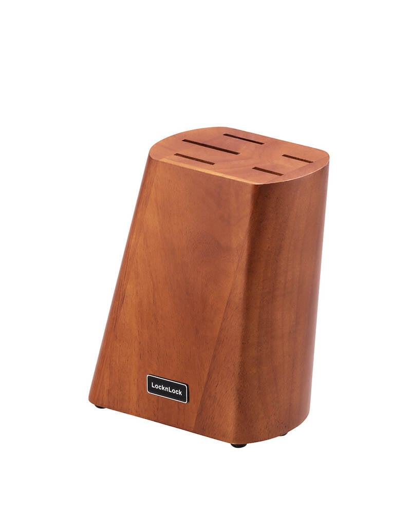 Bộ Dao 6 Món LocknLock Wood Knife Block CKK003, , large image number null